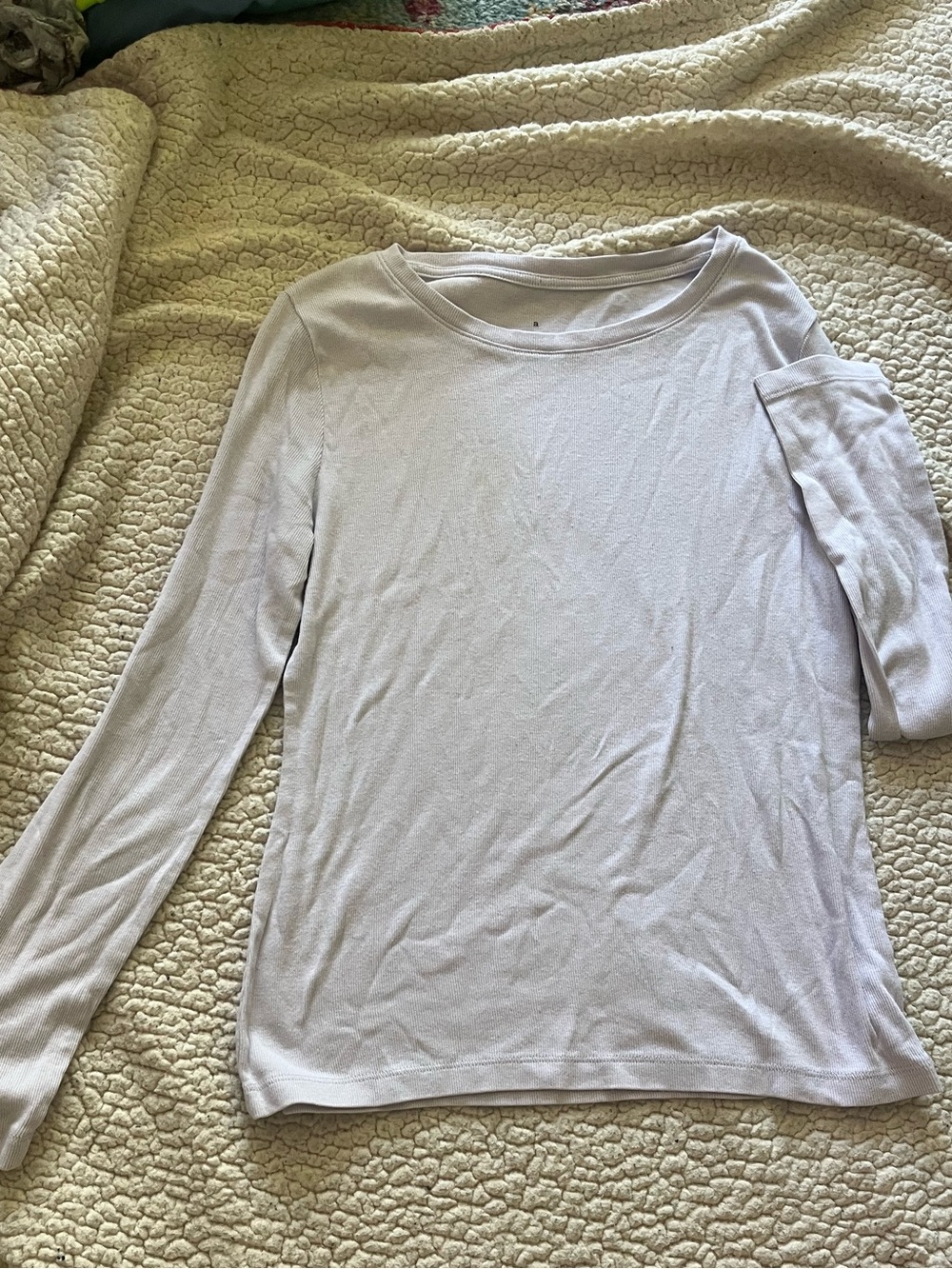 Light purple long sleeve shirt